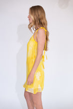 Load image into Gallery viewer, Lace Up Mini Dress [Yellow Ink]