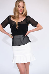 Suit Skirt [White]