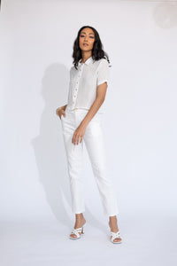 Button Up - Short Sleeve [White]