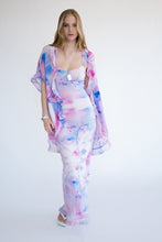 Load image into Gallery viewer, Kimono with Ruffle [Purple Cloud]