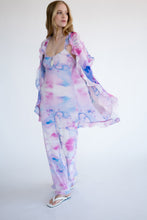 Load image into Gallery viewer, Kimono with Ruffle [Purple Cloud]