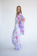 Load image into Gallery viewer, Kimono with Ruffle [Purple Cloud]