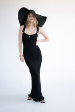 Load image into Gallery viewer, Tiny Ruffle Maxi Dress [Black]