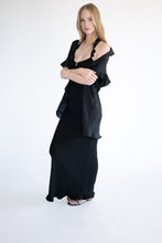 Load image into Gallery viewer, Kimono with Ruffle [Black]