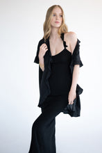 Load image into Gallery viewer, Kimono with Ruffle [Black]