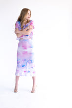 Load image into Gallery viewer, Wave Midi Skirt [Purple Cloud]