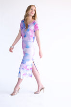 Load image into Gallery viewer, Wave Midi Skirt [Purple Cloud]