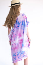 Load image into Gallery viewer, Kimono with Ruffle [Purple Cloud]